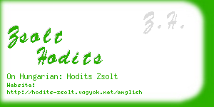 zsolt hodits business card